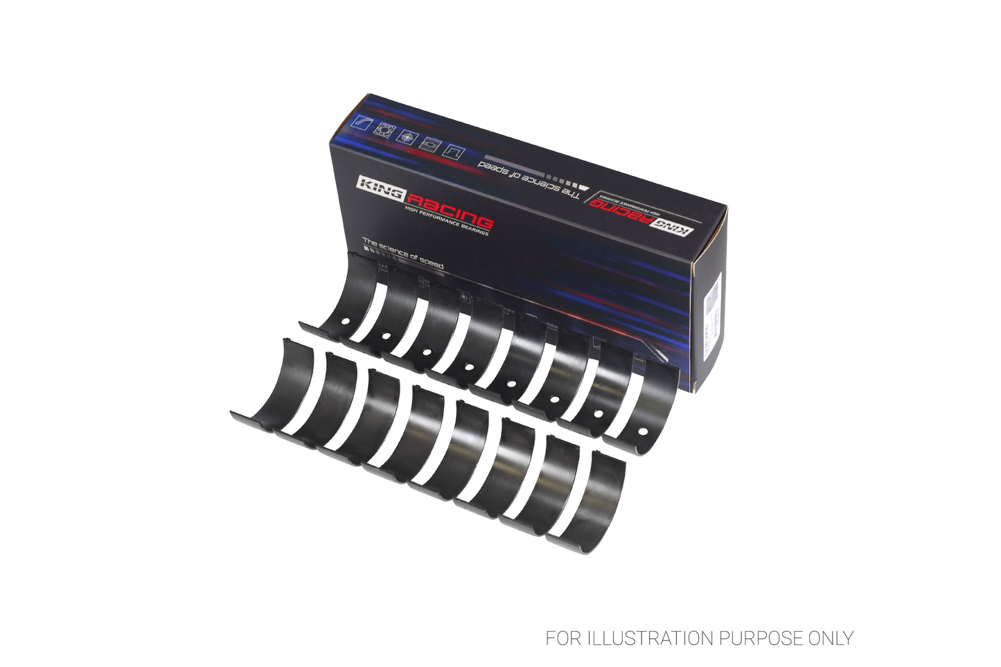 King Chevrolet SBC 307CI 350CI & GEN III/IV OE-Replacement Connecting Rod Bearings CR 807SISTDX - Fits Chevrolet, GMC, Pontiac