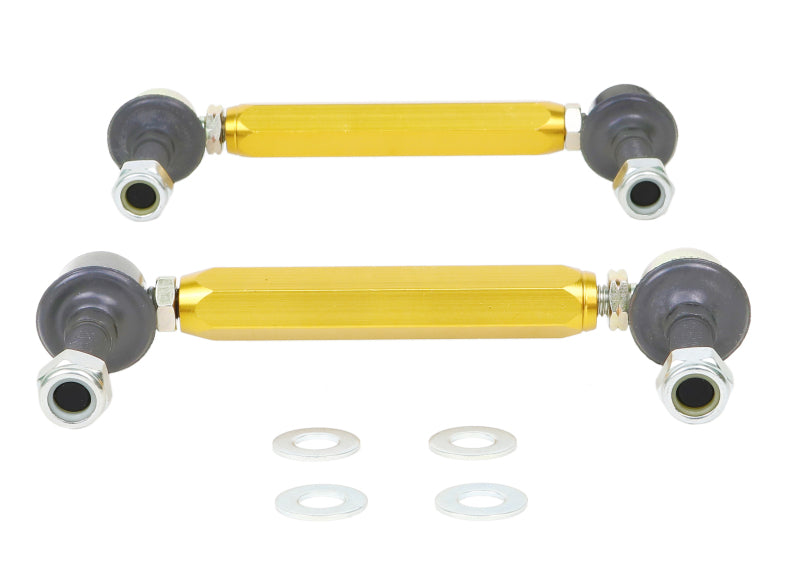 Whiteline KLC180-215 Rear Sway Bar Link Kit Adjustable Extra Heavy Duty Ball Link for 2015-2021 Nissan Frontier