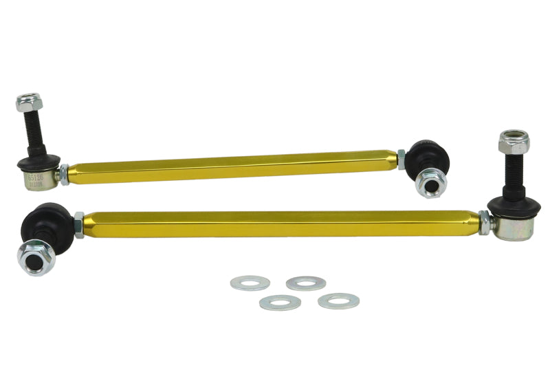 Whiteline KLC180-315 Universal Sway Bar Link Assembly Heavy Duty 310mm-335mm Adjustable Steel Ball