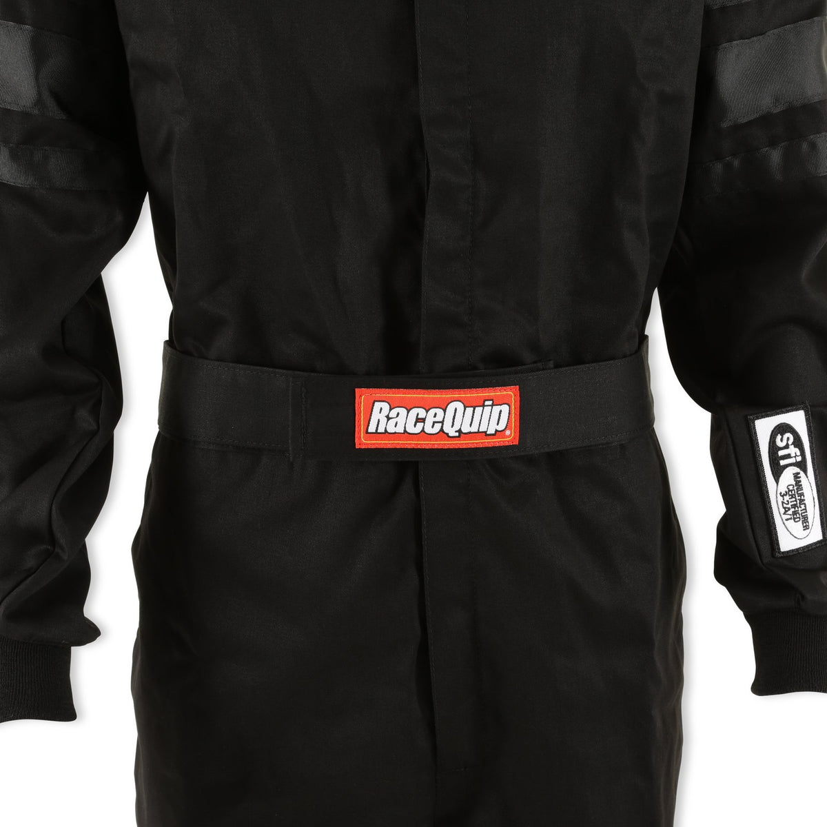 RaceQuip 110002 Black SFI-1 1-Layer Suit - Small