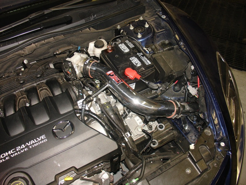 Injen 09-10 Mazda 6 3.7L V6 Black Tuned Cold Air Intake w/ MR Tech and Web Nano-Fiber Dry Filter - #SP6069BLK