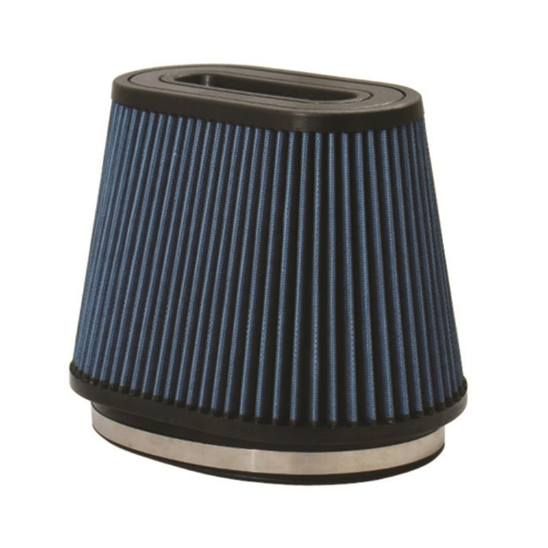 Injen AMSOIL Ea Nanofiber Dry Air Filter - 8 1/2 Oval Filter 9 1/2 Base / 6 1/4 Tall / 8 Top - #X-1023-BB