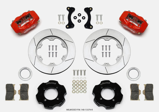 Wilwood Forged Dynalite Front Hat Kit 11.00in GT Rotor Red 95-05 Miata - #140-13379-R