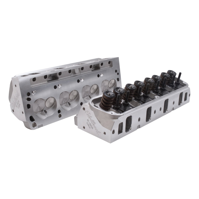 Edelbrock 5027 1 Pair SBF Cylinder Head E-205 2.08 Intake Complete Assembled with Springs