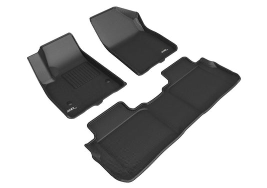 3D MAXpider Kagu Front & Rear Floor Mats for 2017-2023 GMC Acadia (5-Seats)