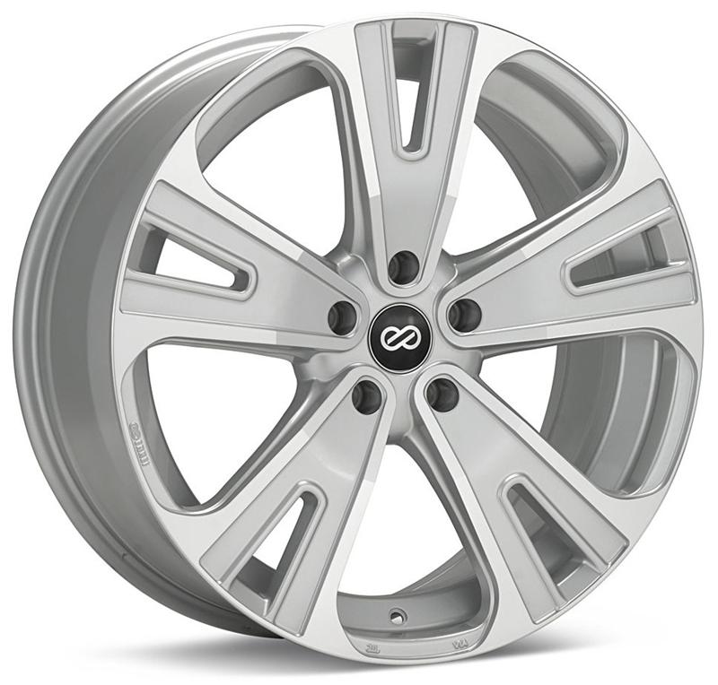 Enkei Universal SVX Truck & SUV 20x8.5 +40mm Offset 5x120 Bolt 72.6mm Bore Silver Machined Wheel