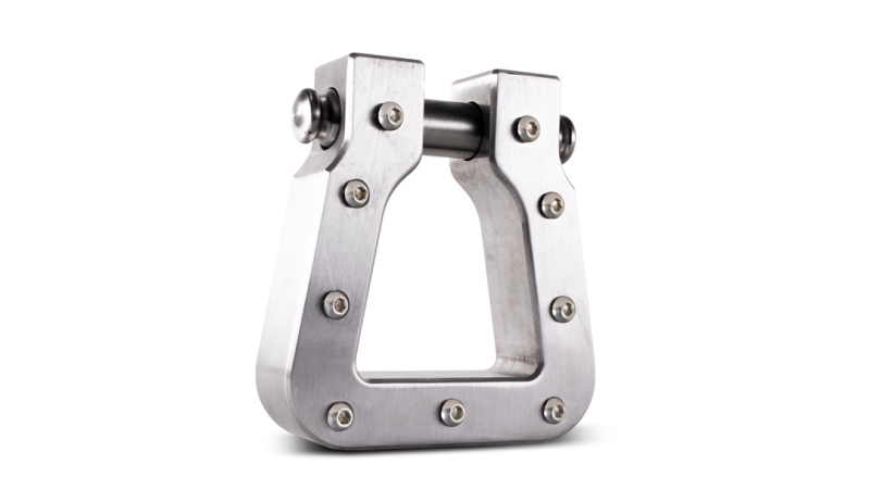 Body Armor (5141-M) Mega D-Ring Machined Silver Single