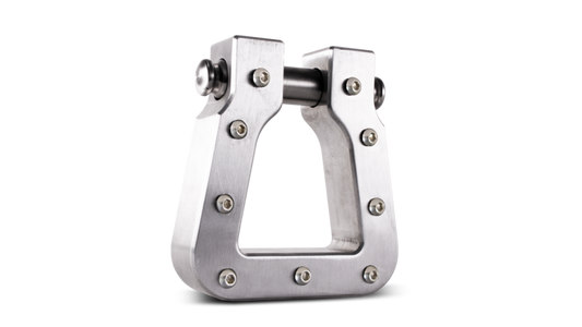 Body Armor (5141-M) Mega D-Ring Machined Silver Single
