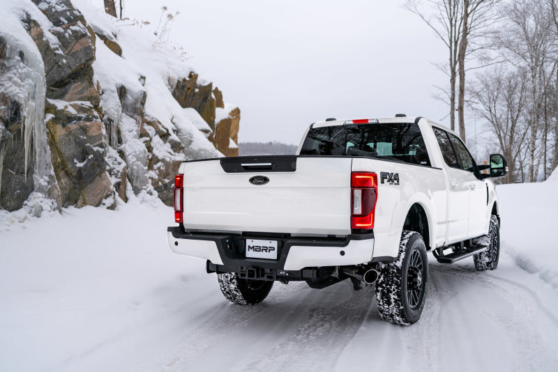 MBRP 2017+ Ford F-250/350 Crew Cab 6.2L/7.3L Cat Back Black Finish