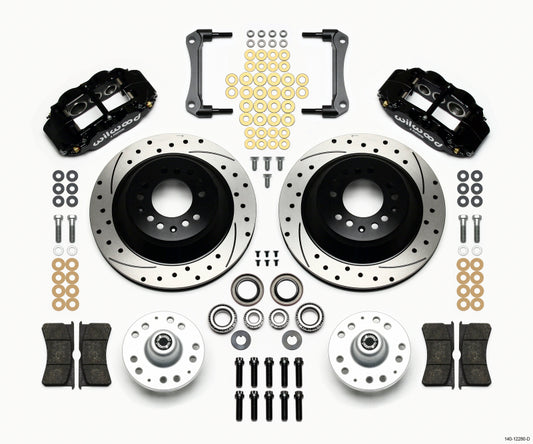 Wilwood Narrow Superlite 6R Front Hub & 1PC Rtr Kit 12.88in Drilled 79-81 Camaro - #140-12280-D