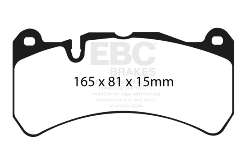 EBC 06-08 Ferrari 599 6.0 Redstuff Front Brake Pads DP31591C
