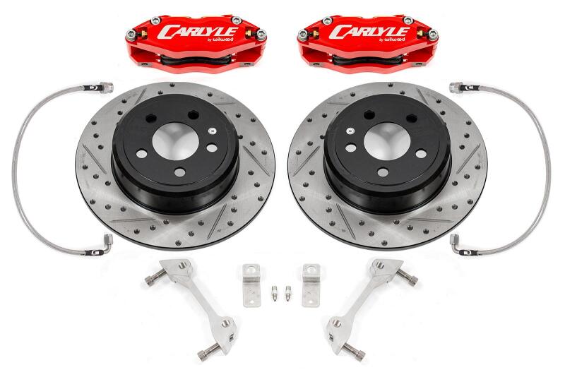 BMR 2008-2023 Dodge Challenger Brake Kit For 15in Conversion Red Calipers Demon/Redeye