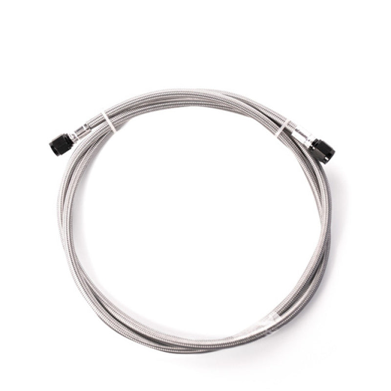 Snow Performance SNO-805-BRD 1ft SS Braided Line (Black) w/4AN Fittings