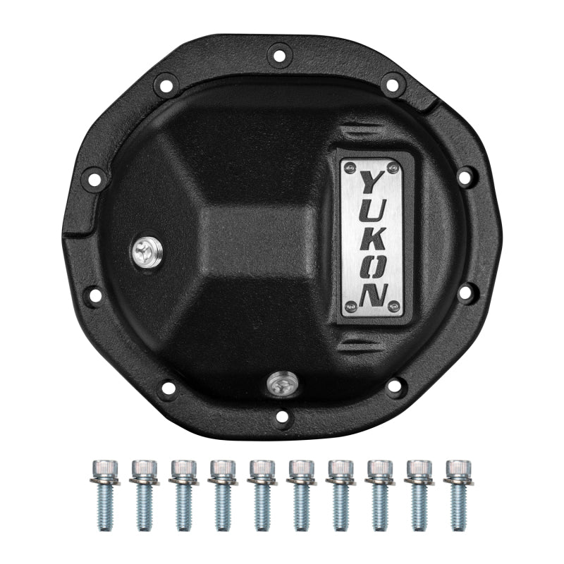 Yukon Gear & Axle YHCC-GM8.5-M Hardcore Nodular Iron Cover for Rear GM 8.6in w/8mm Cover Bolts