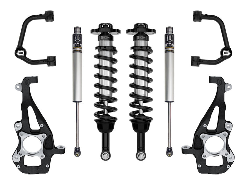 21-23 Ford F150 Tremor 4WD 2.5-3" Stage 4 Suspension Sys Tubular UCA / Leaf Pack