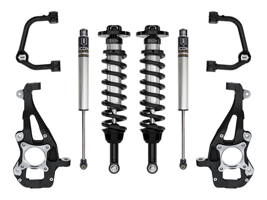 21-23 Ford F150 Tremor 4WD 3.5-4.5in Stage 4 Suspension Sys Tubular UCA / Leaf Pack