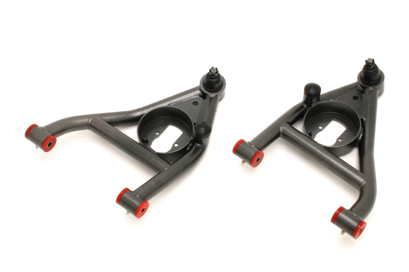 BMR 1967-1969 1st Gen F-Body Lower A-Arms Non-Adj. Rear Bump Stops (Polyurethane) - Black Hammertone