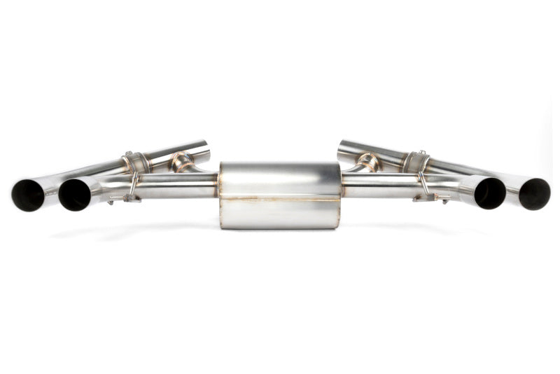 Dinan 23-26 BMW M240i/M240i xDrive (G42) Valved Axleback Exhaust System - Black Tips