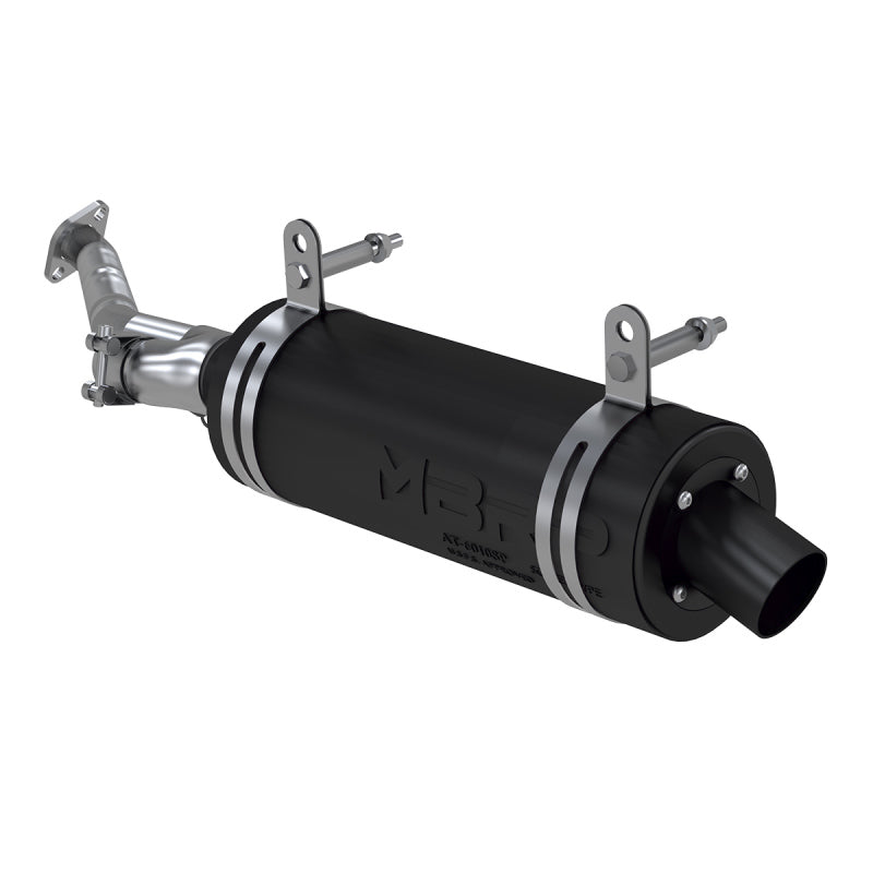 MBRP KVF 750 Brute Force Slip-On Combination Exhaust w/Sport Muffler