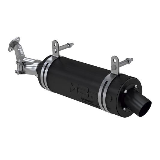 MBRP KVF 750 Brute Force Slip-On Combination Exhaust with Sport Muffler