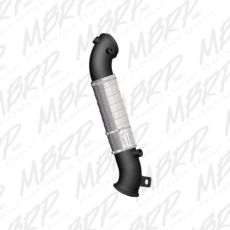 MBRP 11-15 Chev/GMC 6.6L Duramax 3in Black Turbo Down Pipe