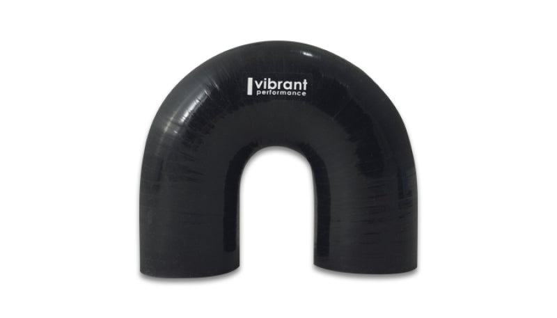 Vibrant 4 Ply Reinforced Silicone Elbow Connector - 1in ID x 5.875in Leg 180