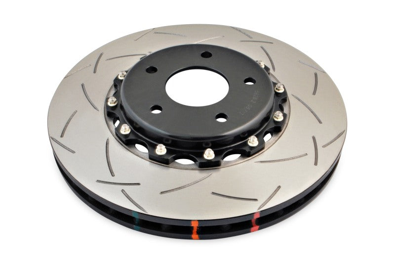 DBA Nissan Skyline (Various) Front Slotted 5000 Series 2 Piece Rotor Assembled w/ Black Hat - JDM Application