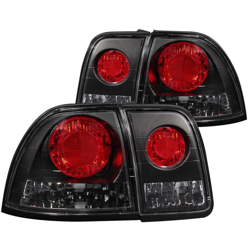 ANZO 1996-1997 Honda Accord Taillights