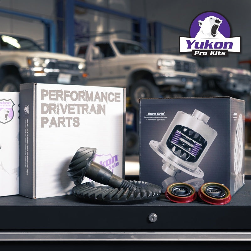 Yukon Gear & Axle YGK2103 9.75in for Ford 3.55 Rear Ring & Pinion Install Kit 34 Spline Positraction Axle Bearings