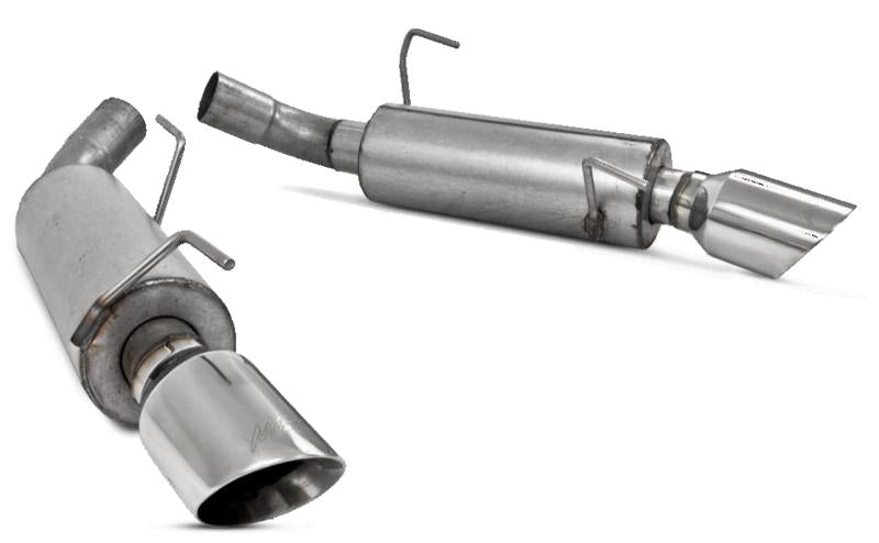 MBRP S7200AL Axle-Back Exhaust System - 2005-2010 Ford Mustang GT 4.6L / GT500 5.4L (Street) | Aluminized