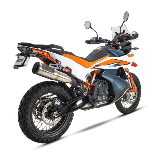 Vance & Hines 17415 Hi-Output 450 Slip-On Brushed for 2019-2023 KTM 790/890 Adventure