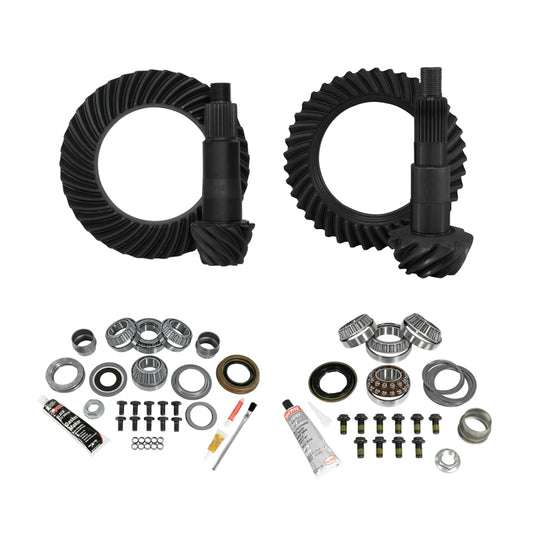 Yukon Gear & Axle YGK078 Complete Gear Package for JL Jeep Non-Rubicon D44 Rear & D30 Front with 4:56 Gear Ratio