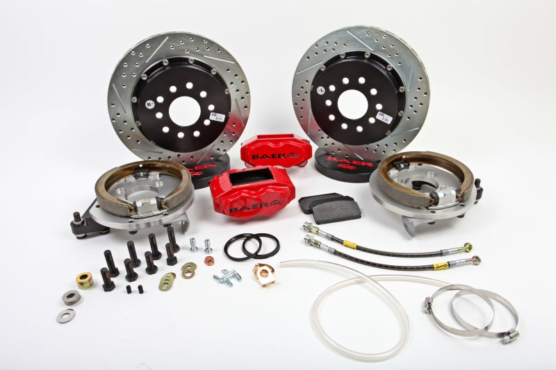 Baer Brakes 60-74 Chevrolet C10 Pickup 13in SS4+ Rear SDZ Brake Kit - Black — 5 Lug (5x5"BC)