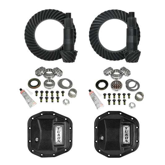 Yukon Gear & Axle YGK069STG2 Stage 2 for Jeep JL/JT Re-Gear Kit with Covers & D44 Front & Rear in a 5.13 Ratio