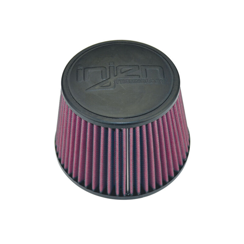 Injen High Performance Air Filter - 3.50 Black Filter 6 Base / 5 Tall / 5 Top - #X-1015-BR