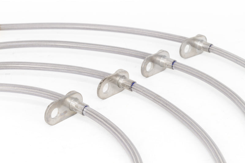 Goodridge 17-18 Honda Civic (Base/LX/EX) Stainless Steel Brake Line Kit 20042