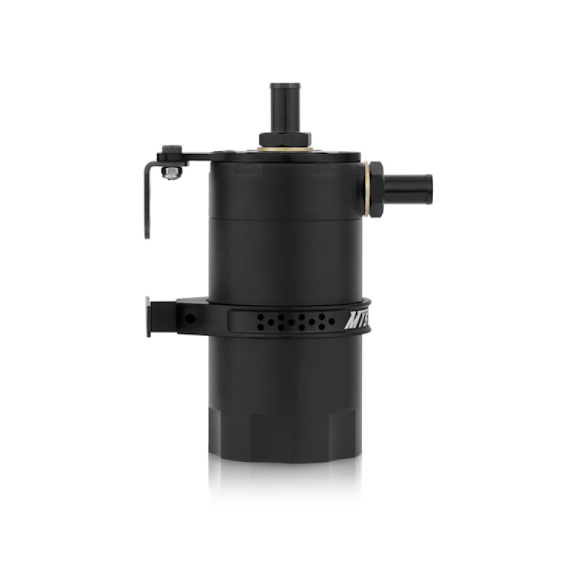 Mishimoto Universal Baffled Oil Catch Can - Black - #MMBCC-UNI-BK