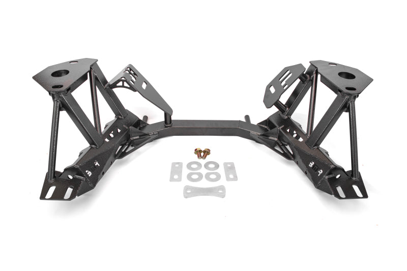 BMR 1979-1995 Ford Mustang K-Member Premium Version with Spring Perches - Black Hammertone