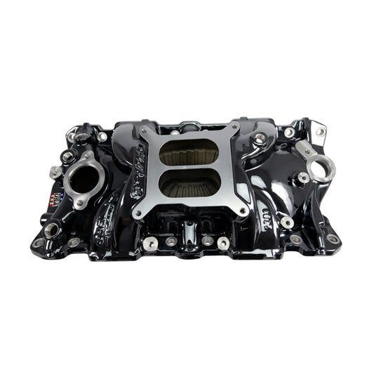 Edelbrock 2701-BP 1955-1986 Chevrolet Small Block Performer EPS Intake Manifold - Black Plasma