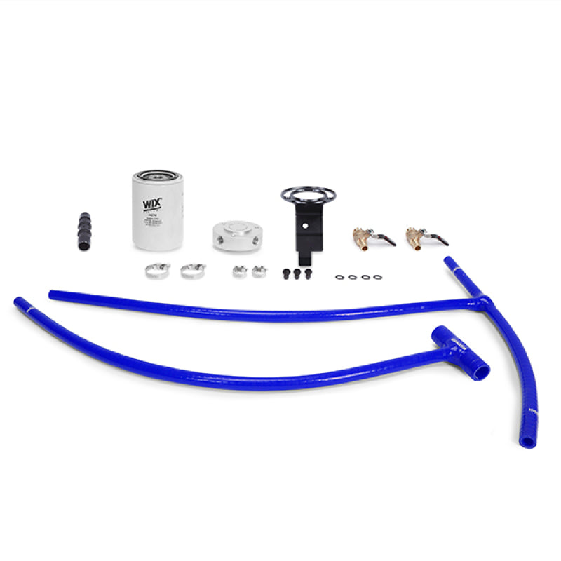 Mishimoto 03-07 Ford 6.0L Powerstroke Coolant Filtration Kit - Blue - #MMCFK-F2D-03BL