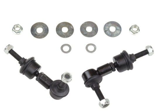 Whiteline KLC157 Rear Sway Bar Link Kit Heavy Duty Adjustable Steel Ball for 2004-2013 Mazda 3, 2004-2013 Volvo C70, 2004-2012 Volvo S40 and More