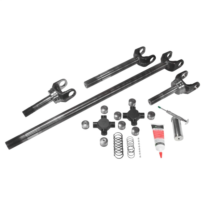 Yukon Gear & Axle YA W26036 Chromoly Front Axle Kit for Dana 60 Inner/Outer Both Sides Super Joints