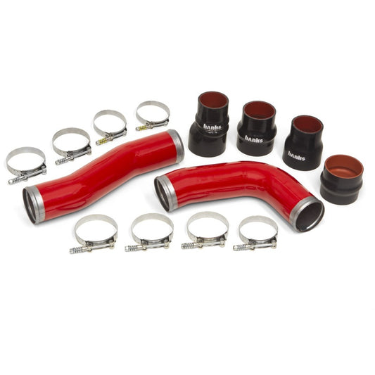 Banks Power Boost Tube System, Red, 2010-12 Ram 6.7L OEM Replacement boost tubes