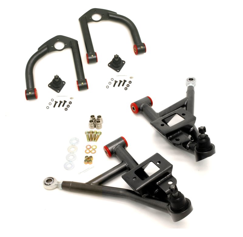 BMR 1993-2002 F-Body Upper And Lower A-Arm Kit - Black Hammertone