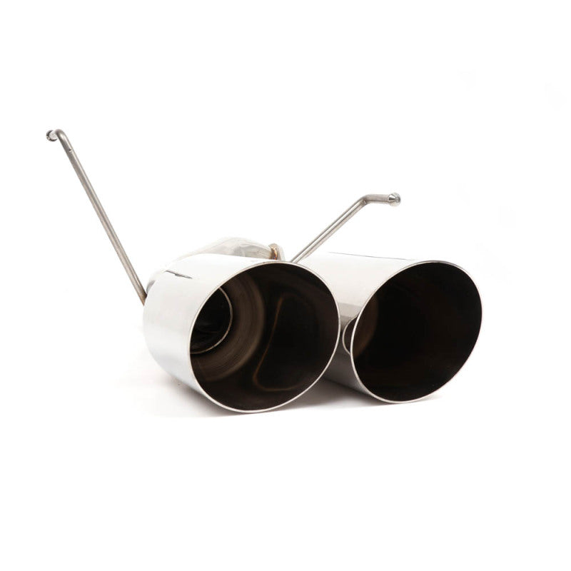 BLOX Racing 2022-2027 WRX Muffler Delete / Axle Back Single Wall 4in - Polished Tips BXEX-51106