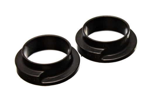 Energy Suspension Univ 2-3/16in ID 3in OD 1in H Black Coil Spring set 9.6115G