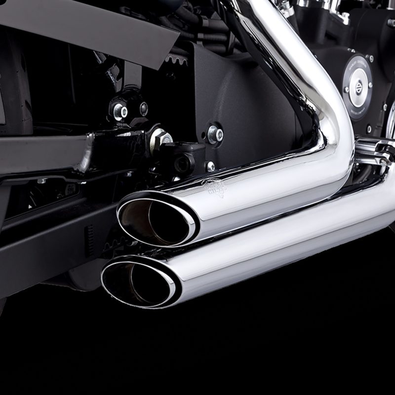 Vance & Hines 17333 Shortshots PCX Exhaust Chrome for 2018-2024 Harley-Davidson Softail