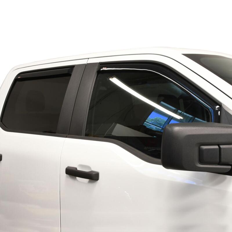 Westin 72-37407 In-Channel Wind Deflector 4pc for 2015-2018 Ford F-150 SuperCrew Smoke