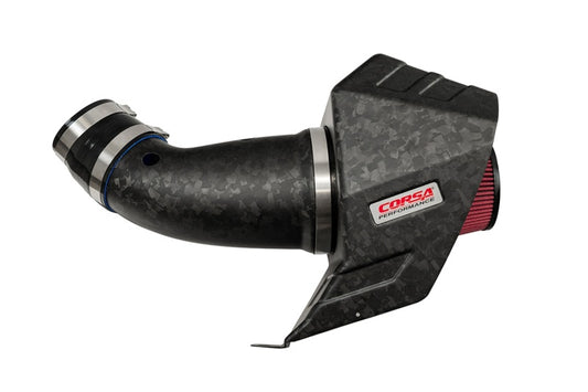 Corsa 2020-2025 Dodge Durango SRT Hellcat Carbon Fiber Air Intake w/ DryTech Forged CF - Black