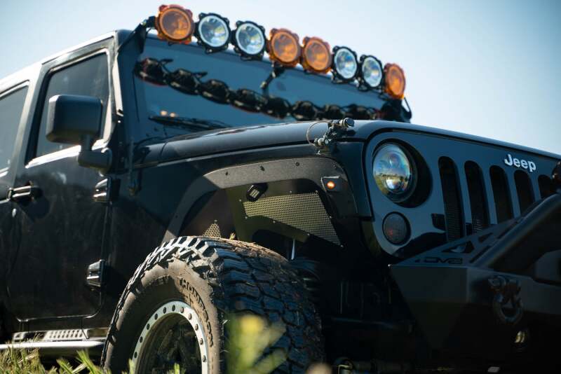 DV8 Offroad 07-18 Jeep Wrangler JK Fender Flare Deletes - #FDJK-08